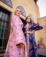 ⁦قفطان مشغول يدويا من اقمشة البروكار التركي الفاخرة⁩ - الصورة ⁦8⁩