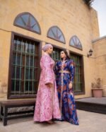 ⁦قفطان مشغول يدويا من اقمشة البروكار التركي الفاخرة⁩ - الصورة ⁦7⁩