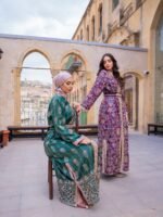 ⁦طقم بروكار ملكي متعدد الألوان⁩ - الصورة ⁦8⁩