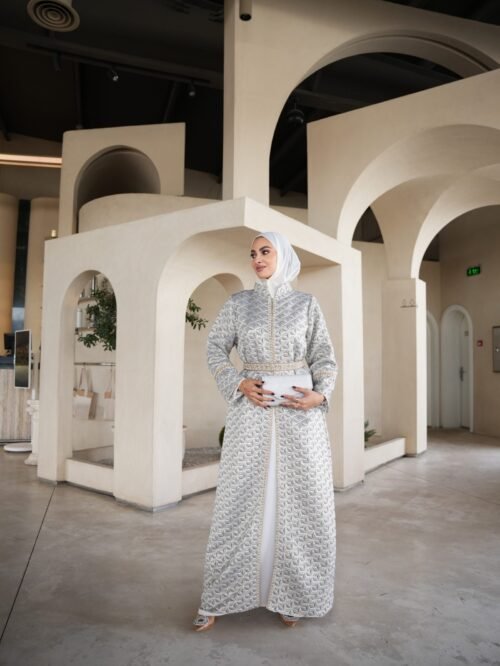 ⁦قفطان أوركيد البروكار⁩ - الصورة ⁦8⁩