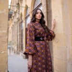 قفطان شروق المخمل (ألوان الطبيعة)